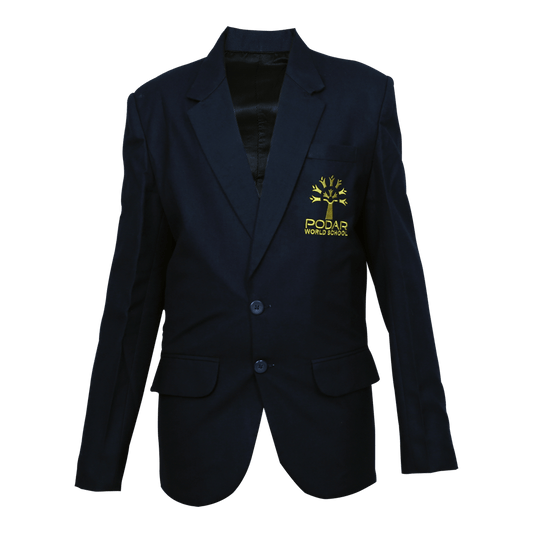 Podar World School Blazer with Golden Logo